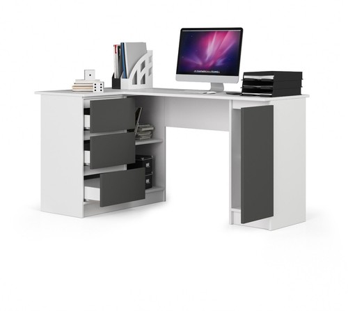 Bureau angle avec 3 - bureau,