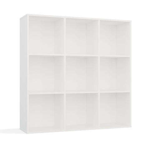 étagère malax 3x3 blanche - Étagère,